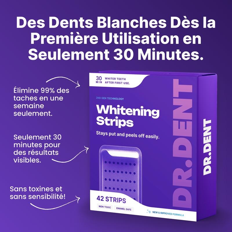 Vesfora™ Bandes Blanchiment Violet